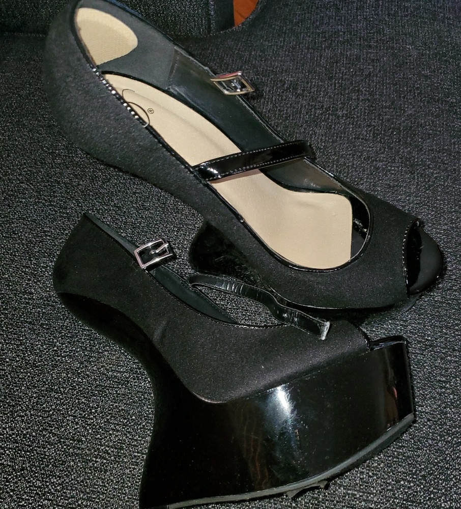 Black Unique Shoes. If you like different, these are the shoes for you!